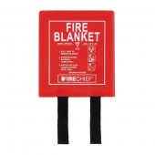 1.2 Metre Square Classic Fire Blankets are a single piece design for long lasting service, the hinged lid allows for easy extraction of the fire blanket for inspection and use. 1.2 Metre Square Classic Fire Blankets features a wall mounting keyhole