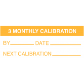 3-Monthly Calibration By Date Next Write On Labels