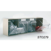 Clear Transparent Storage Box 4 Compartments