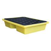 The 43 Litre Sump Chemical Resistant Spill Tray is manufactured from polyethylene for broad chemical resistance, is lightweight, compact and can fit into small areas makng it ideal for housekeeping and spill control.