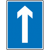 Arrow Up One Way Reflective Road Traffic Signs