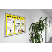 Asbestos At Work Safety Poster Asbestos at Work Safety Poster