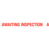 Awaiting Inspection Printed Goods Packaging Tape