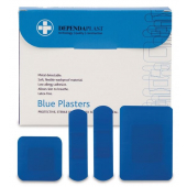 Blue Catering Assorted Plasters In Box Of 100