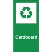 Cardboard Self Adhesive Vinyl Recycling Labels