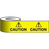 Caution With Symbol Barrier Warning High Visibility Tape