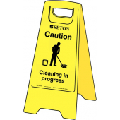 Caution Cleaning In Progress Economy Janitorial Floor Stands