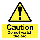 Caution Do Not Watch Arc Safety Label Pack