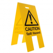 Caution Spill Hazard A Board Floor Sign