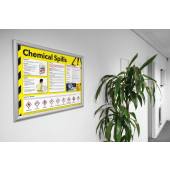 Chemical Spills Photographic Workplace Safety Poster