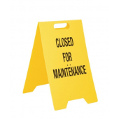 Closed For Maintenance Heavy Duty Floor Stands