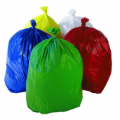 Coloured Refuse Sacks Indoor And Outdoor Use