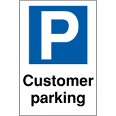 Customer Parking Signs Visitor Parking Customer Parking