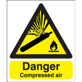 Danger Compressed Air Sign