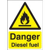 Danger Diesel Fuel Sign