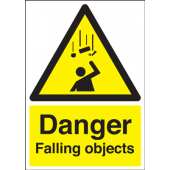 Danger Falling Objects Hazard Warning Sign