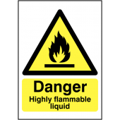 Danger Highly Flammable Liquid Sign