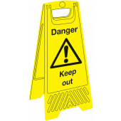 Danger Keep Out Economy Janitorial Floor Stands