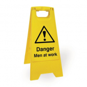 Danger Men At Work Janitorial Floor Stand