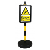 Danger Slippery Surface Portable Post Sign