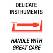 Delicate Instruments Shipping And Packaging Label