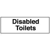 Disabled Toilets Sign