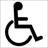Disabled Toilets Symbol Sign