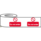 Do Not Enter Prohibition Barrier Warning Tape