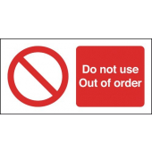 Do Not Use Out Of Order Sign