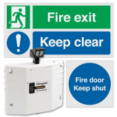 Dorgard™ Retainer And Fire Exit Signage Bundle