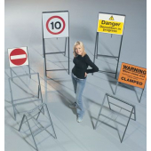 Double Sided Stanchion For 2 x 450x450mm Signs