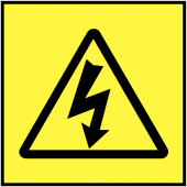 Electricity Symbol On-The-Spot Safety Labels