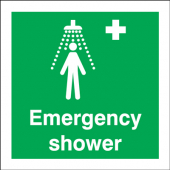 Emergency Shower Sign