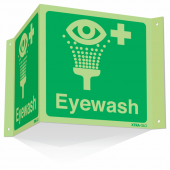 Eye Wash Projecting 3D Sign Glow In The Dark Signs
