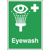 Eye Wash Window Sign