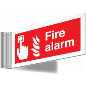 Fire Alarm Double Sided Corridor Signs