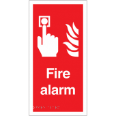 Fire Alarm Tactile And Braille Information Signs