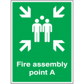 Fire Assembly Point A Outdoor Aluminium Signs