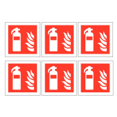 Fire Extinguisher Point Symbol Labels On A Sheet