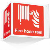 Fire Hose Reel Projecting 3D Sign