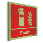 Foam Extinguisher Xtra-Glo Acrylic Symbol Signs