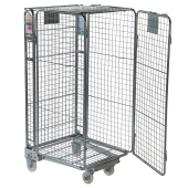 Full Security Cage Nestable Roll Pallet 4 Sided