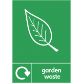 Garden Waste WRAP Recycling Sign