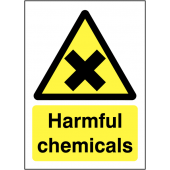 Harmful Chemicals Sign