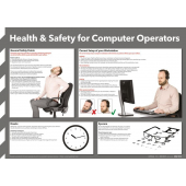 Health And Safety for Computer Operators Poster