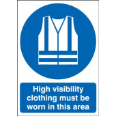 High Visibility Clothing Aluminium Signs