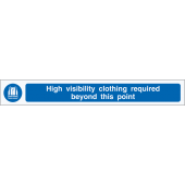 High Visibility Clothing Required Floor Marking Strips