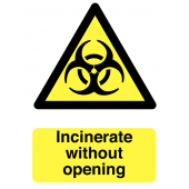 Incinerate Without Opening Safety Labels On-a-Roll
