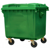 4 Wheeled Waste Container Colour Green