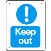 Keep Out Vandal Resistant Signs